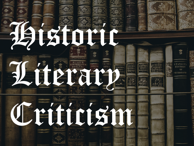 New Trial: Historic Literary Criticism
