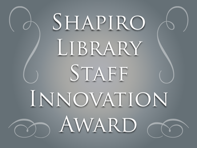 Shapiro Award