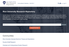 Rice Research Repository homepage