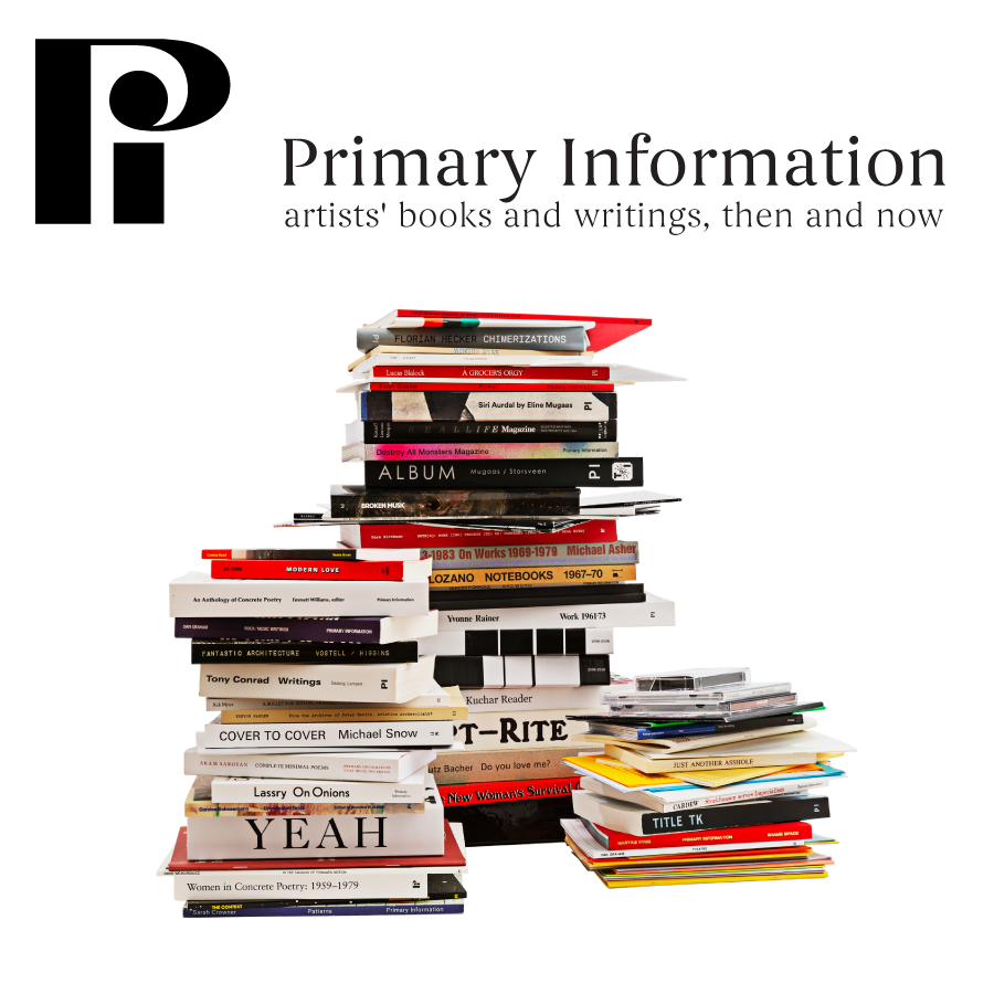 Primary Information logo - stacks of books