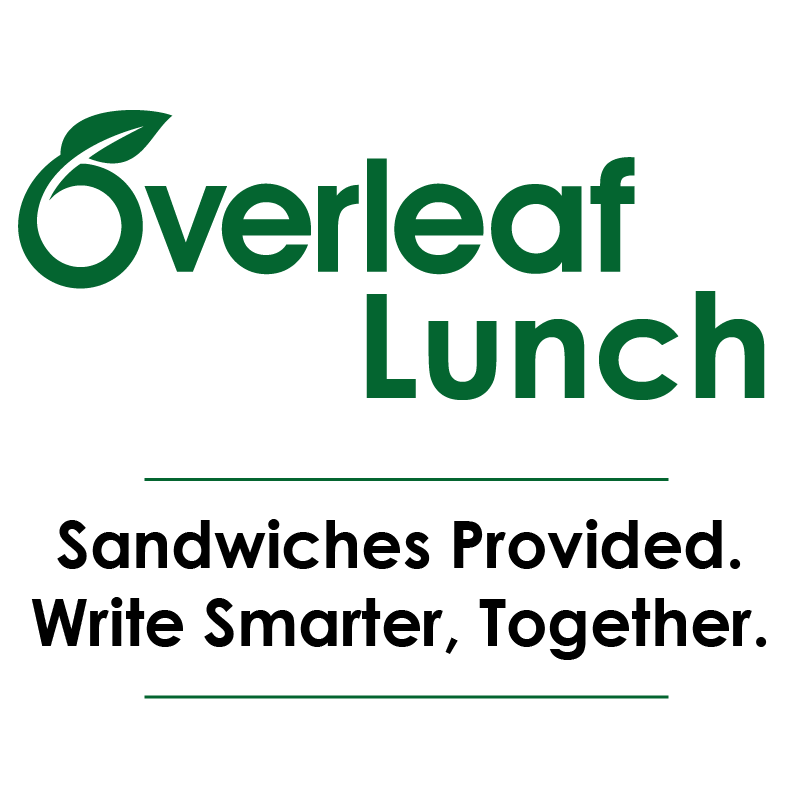 Overleaf Lunch - Sandwiches provided. Write smarter, together.