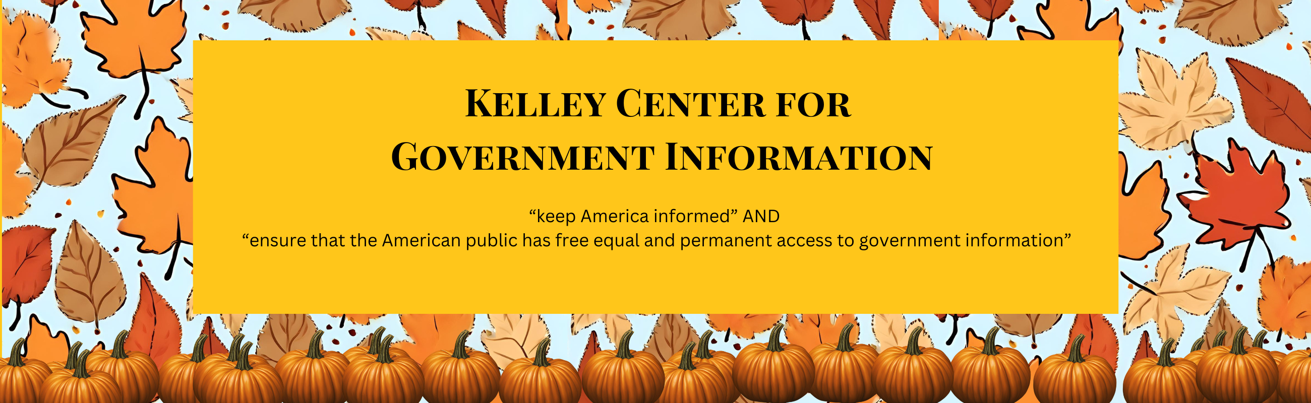 Kelley Center Department-November