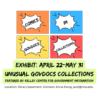 Comics in GovDocs Exhibit