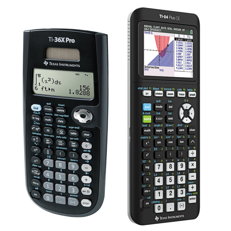 Texas Instruments scientific calculators