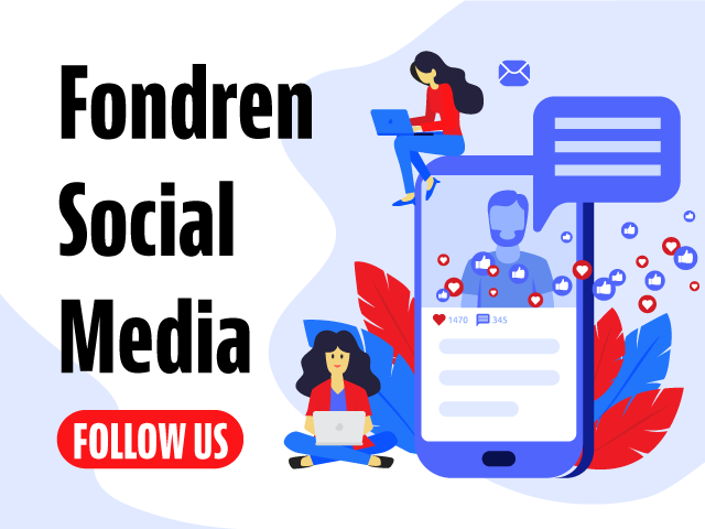 Fondren's Twitter, Facebook and Instagram