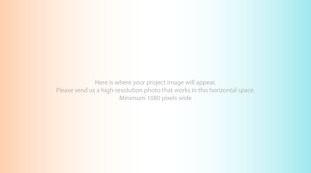 gradient from peach to aqua